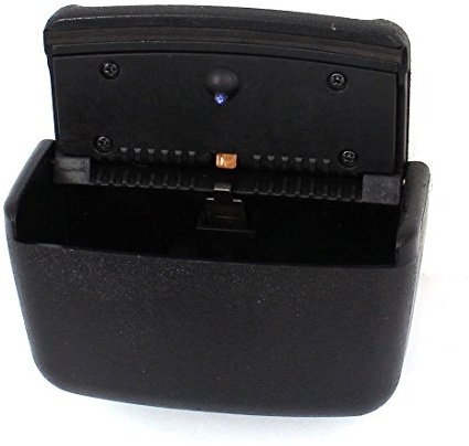 Barabesty Car black plastic rectangular blue LED ashtray holder
