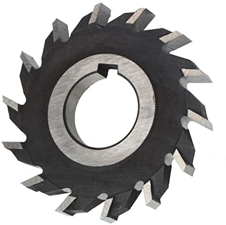 Disque d'aciérie à Grande Vitesse, Fraise, Fraise à Face Droite en Acier Rapide à 14 Dents, Disque de Fraiseuse à Face de 63 Mm de Diamètre, Fraises à Engrenages en Développante