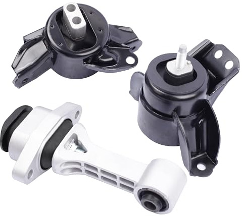 Engine Motor & Transmission Mount Compatible with 2014 2015 2016 2017 2018 2019 kia Soul 1.6L 2.0L L4 3-Piece Set Replace OE：A71065 A71093 A71067