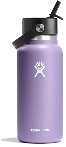 Hydro Flask 32 Oz Wide Mouth Flex Straw Cap Moonshadow