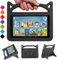 8 inch Tablet case for Kids(12th/10th Generation, 2024/2022/2020 Release) - Riaour Lightweight Shockproof Case with Handle Stand for 8inch Kids Tablet.(Incompatible with iPad Samsung).Black