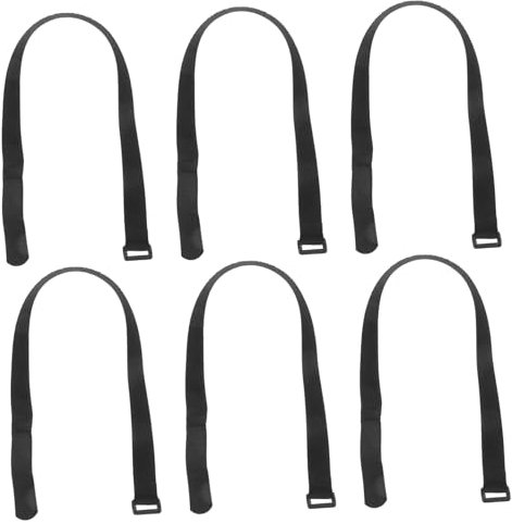 MERRYHAPY 6 Pièces Sangle De Fixation pour Parasol De Terrasse Sangle Réglable pour Parapluie pour Parasol Extérieur De Stabilisation