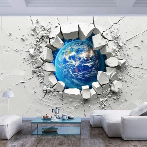 Fotomurale Carta da parati 3D camere letto cucine soggiorni fotomurali premium stile 3D Parete Da Dei Murale Moderna Gigante il fondo del salone Fantasy Earth Muri penetranti