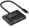Conmutador bidireccional USB C de 8K de 10 Gbps para una visualización suave en la oficina o sistemas de cine en casa, conmutador de pantalla de juegos