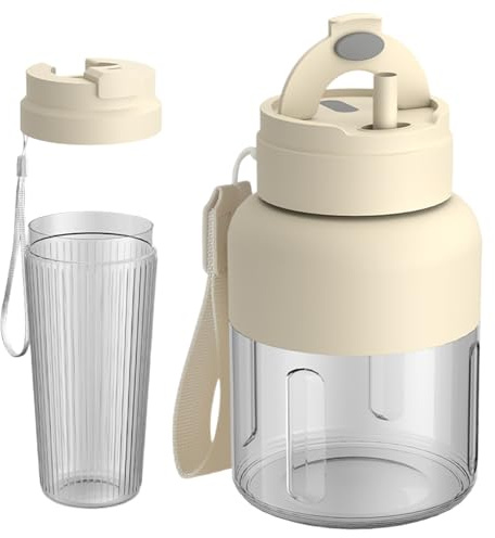 Qkbuza Centrifuga Personale Portatile - Estrattore di Succo Elettrico Personale Portatile,Efficienti per Preparazione Cibo Macchine Spremiagrumi per Uomini Donne Adulti Famiglia Viaggio Picnic Festa