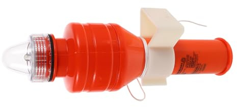 ELAYARD Luz LED Autoencendida para Aro Salvavidas Señalización de Emergencia Batería de Larga Duración Resistente Corrosión Marina Adecuado para Navegación y Senderismo al Aire Libre