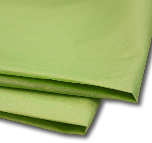 Sabco - Tissue Paper 100 Sheets, Gift Wrap, Mg and Acid Free, 20 X 30 Size, Wrapping Decorative Sketch and Cutting Paper for Art Craft & Packing. – Lime Green