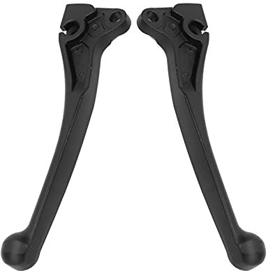 KIMISS Paire de Levier de Frein en Alliage D'aluminium Noir de Remplacement pour Scooter électrique GY6 50 125 150