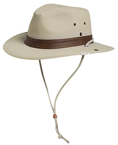 Comhats UPF 50 Cotton Safari Fedora Aussie Hat Men, Womens UV Protection Sun Hat for Fishing Hiking Walking, Summer Bush Hat