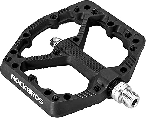 ROCKBROS Cykelpedaler Nylon MTB Pedaler Halkfria Slitstarka 9/16 Pedaler För MTB, Landsvägscykel, Elcykel