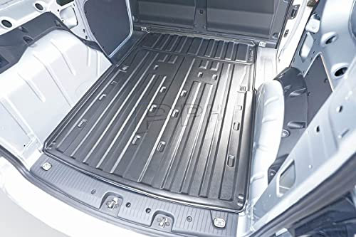 GUA Cargo Box Laderaumschutz für VW Caddy Cargo ab 2020, kuerzer Radstand, Schwarz, Thermoplastisches Elastomer (TPE), Van, Fahrzeugzubehör