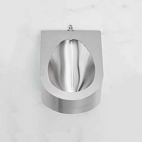 ZARBAILRE Badezimmer-Toiletten-Urinal, 304 Induktionsurinal Aus Edelstahl, Vertikales Urinal für Den Haushalt für Home Hotel Bar Flughafen öffentliche Toiletten
