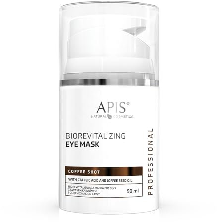 Apis Masque doux pour le contour des yeux – 50 ml – Avec acide caféique et coenzyme Q10 – Réduit les rides, les gonflements et les cernes