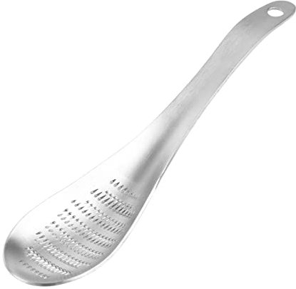 Râpe en acier inoxydable - Cuillère à thé - Râpe à ail - Zesteur de citron - Râpe à fromage en acier inoxydable