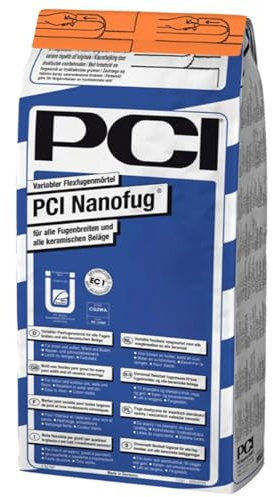 PCI Nanofug 4 kg Nr. 21 Hellgrau Variabler Flexfugenmörtel insbesondere für Steingut- und Steinzeugbeläge Sika