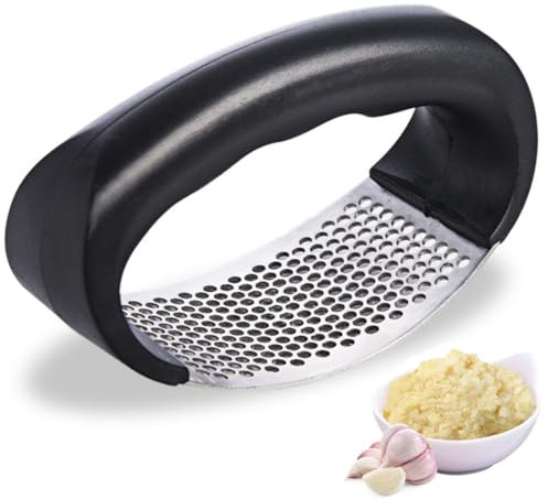EIHI Schiaccia aglio acciaio inox, Spremi aglio, Per Schiacciare Tritare Aglio