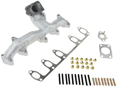 Collettore Di Scarico Più Set Di Guarnizioni In Ferro Duttile Compatibile con 2.5TDI 2006-2013 076253031A 076253031