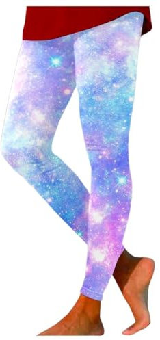 Galaxy Leggings da donna Galaxy Costume Space Leggings Colorati Pianeti Costume Stretti Leggins Sportivi Costume Lunghi Batik Pantaloni da Yoga con Vita Alta Galaxy Costume Yoga Leggings Render, Blu