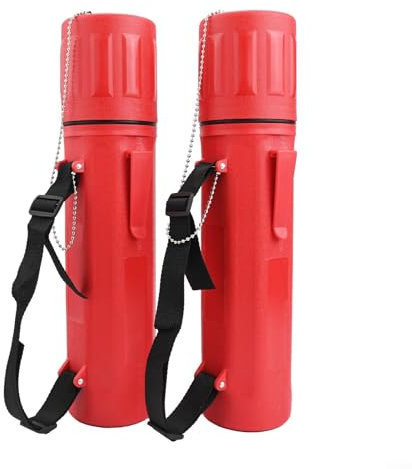 2Pcs Saldatura Rod Storage Tube, ABS Materiale Scatola Ermetica Elettrodo Box per Saldatura Rod Stoccaggio, per Garage, Fabbriche