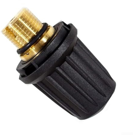 Tappo a prova di perdite, tappo di sicurezza con O-Ring nero, compatibile con modelli di pulitori a vapore Karcher 4.590-105.0 SC1.010 SC1.020 SC3.000 (2 pezzi)