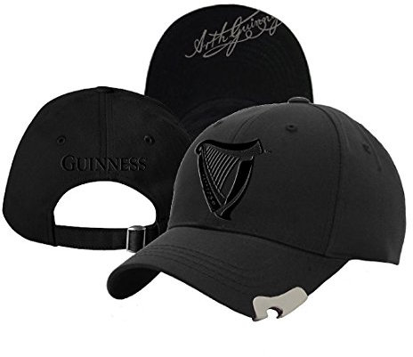 Guinness Gorra de béisbol para hombre, Negro, Talla única