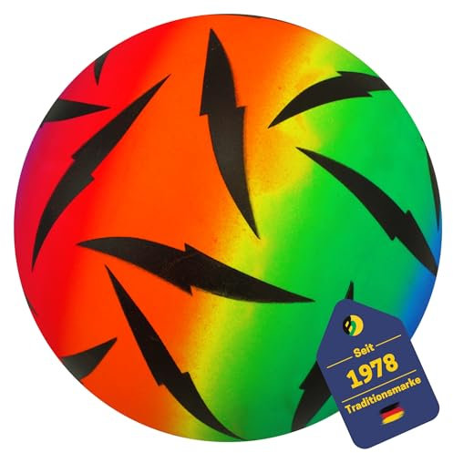 BEST SPORTING PVC-Ball Toy Rainbow I Leichter Spielball I hochwertiger Wasserball I 22 cm großer Beachball I Gummiball I Ball Kinder