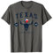 Proud of Texas Texas 1845 Vintage Longhorn Fan T-Shirt Grau Klein Klassisch Crew Neck Kurzarm Unisex EU S