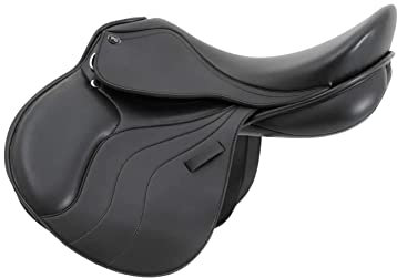 Premier Equine Foxhill GP pony saddle for all disciplines made of faux leather