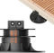 10x LANGFIT® Stelzlager L für Terrassendielen – Bis 50% schneller montiert – Mit Maßskala – Stufenlos höhenverstellbar von 35-75mm – Für Unterkonstruktionen aus Holz, WPC, Alu – Made in Germany