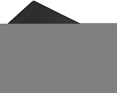 PATIKIL 4x2 Métal Nom Plaque, 5 Paquet Anodisé Aluminium Autocollant Signe Étiquette Personnaliser Personnaliser Gravé vierges Assiette pour Bricolage Laser Impression, Noir