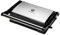 Family Care Parrilla Electrica - 1000W - Grill Sandwichera Plancha - Grill Electrico, Revestimiento Antiadherente, Cada Placa 23.5x14.5, Apertura 180º, Placa Superior Flotante, Acero/Negro