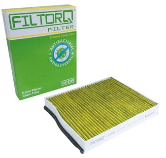 FILTORQ FILTER CK 8589 Innenraumfilter – Kabinenluftfilter mit Aktivkohle kompatibel für Ford C-Max II, Focus III, GT, Kuga II, Tourneo Connect II,Volvo V40 II (525/526)