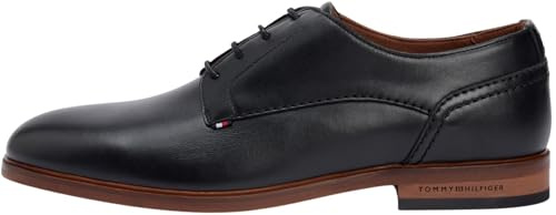 Tommy Hilfiger Hilfiger Leather Dress Shoe Fm0fm05777, Zapatos Derby Hombre