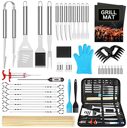Morole 45-teiliges Grillzubehör-Set, Grillwerkzeuge-Set