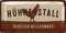 LANOLU Blechschild HÜHNERSTALL Schild - Hühner Schild - Hühner Deko Geschenk als Hühnerstall Zubehör und retro Wanddeko - Farmhouse Deko für Bauernhof, 17x34 cm
