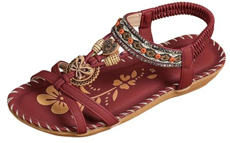 Sandalias Barefoot Mujer - Sandalias De Verano Para Mujer Elegantes Con Separadores De Dedos CóModas OrtopéDicas Planas Con Plantilla Transpirables Con Tira Trasera Para Playa Vacaciones Y Ocio