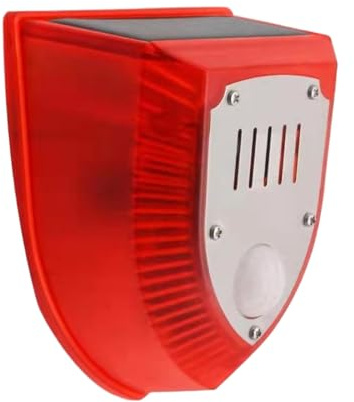 Alarma con Sensor de Movimiento al Aire Libre, Dispositivo Inteligente de alejamiento de Ciervos, Dispositivo de accionamiento Solar de Gran Angular para huerto, Entrada, almacén, jardín