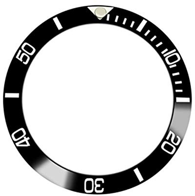 SHEAWA Anillo de reloj de inserción de bisel de cerámica de repuesto para accesorios de reloj Rolex GMT de 40 mm (9)