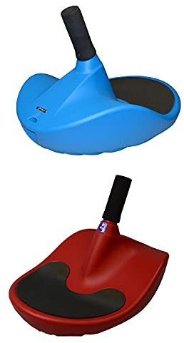 sterni1945 Set Alpen Gaudi Alpen Zipfel Rot und Blau Rodel Zipfelbob bis 100Kg belastbar Bob