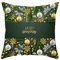 AMDXD Copricuscini Letto 50 x 50, Federa Cuscino Quadrata Oro Verde Palla di Pino Cembro Merry Christmas