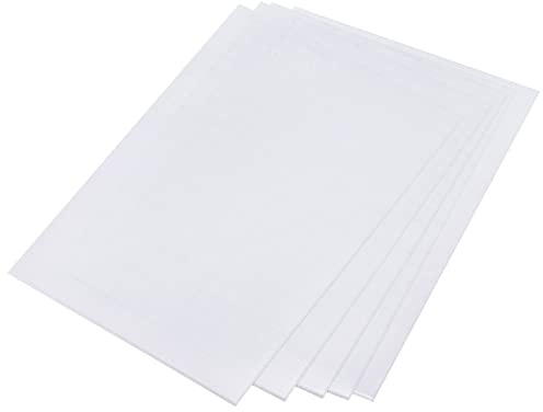 sourcing map Auto-scellant Pochettes Plastifier A6 Laminage Film Transparente Feuille, 150x110x0.26mm pour Photo, Papier, Menu, Paquet de 10