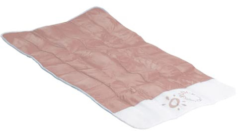 Plouf! - Matelas Flottant 2 en 1 Non Gonflable Rose - Accessoire Plage et Piscine pour Adulte et Enfant - Hamac Flottant de Piscine