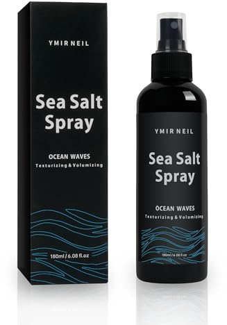 YMIR NEIL Natural sea salt spray for men,Texturizing,Volumizing,Beach Waves,fresh scent,6.0 fl oz,