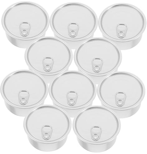 GETAJGHSD Contenitori Per Alimenti Piccoli Autosigillanti in Alluminio Da 180 Ml Con Coperchio Per Caffè Tè E Articoli Per Animali Domestici