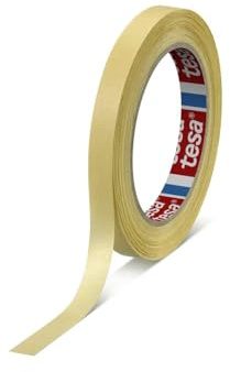 GWS tesakrepp Malerband Allzweckabdeckband Basic 4323, 50 m x 15 mm, gelblich