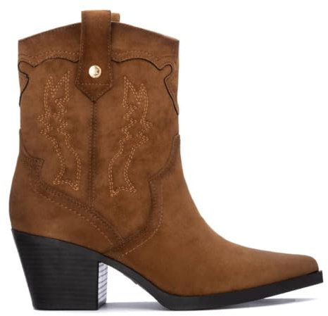 XTI - Botas Camperas Mujer Camel - Calzado Cómodo y Versátil - Moda casual - Modelo 14472102 (Talla 37)