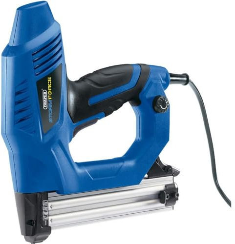 Draper Kit de grapadora y clavadora eléctrica de uso pesado 83659, azul