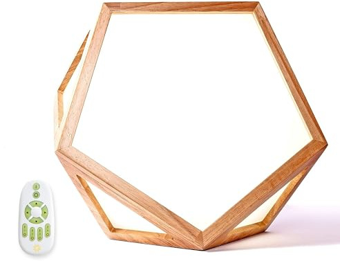 DayBright Light Therapy Lamp Full Spectrum, 10,000 LUX, UV-Free, Full Size, Adjustable, Happy Sun Lamp, Sunlight Lamp for Daylight Feelings - Crafted from Solid Wood