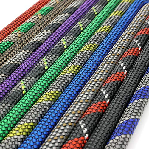 10 m de gaine tressée de tailles Ø 10 mm, gaine tissée, protection de câble, par exemple pour câble de haut-parleur, câble HiFi, câble automobile