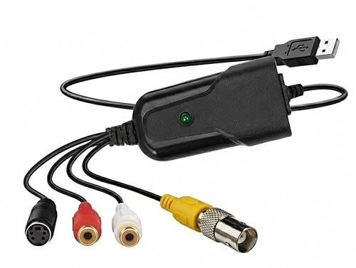Composite BNC RCA S-Video to USB Video Grabber Recorder for PC Windows